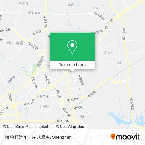 御锦轩汽车一站式服务 map