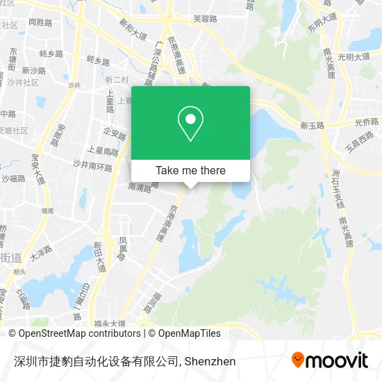 深圳市捷豹自动化设备有限公司 map