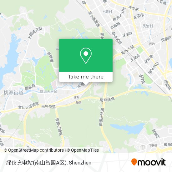 绿侠充电站(南山智园A区) map