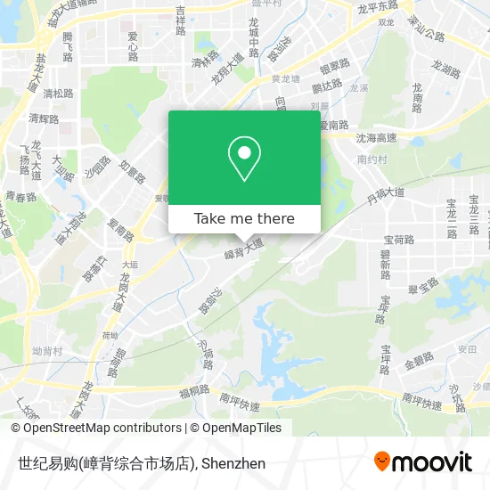 世纪易购(嶂背综合市场店) map