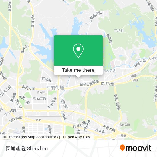 圆通速递 map
