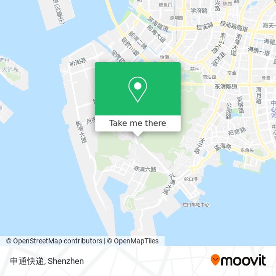 申通快递 map