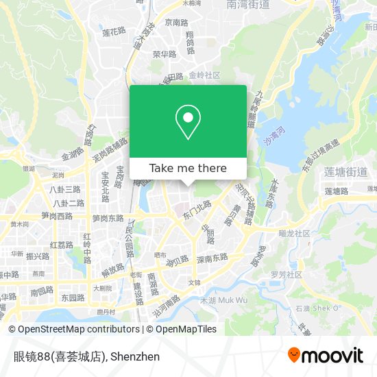 眼镜88(喜荟城店) map