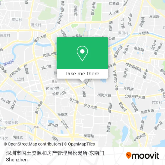 深圳市国土资源和房产管理局松岗所-东南门 map