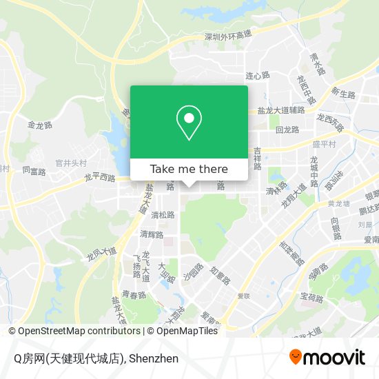 Q房网(天健现代城店) map