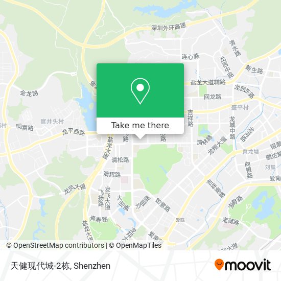 天健现代城-2栋 map