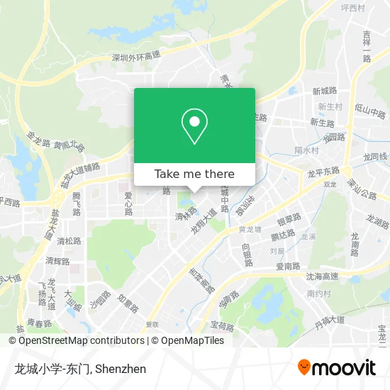 龙城小学-东门 map