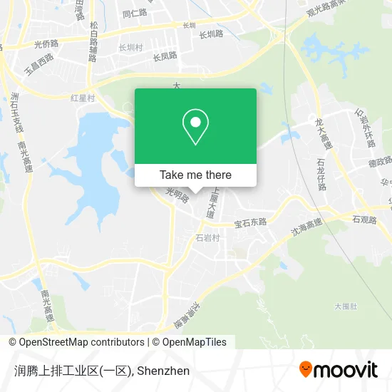 润腾上排工业区(一区) map