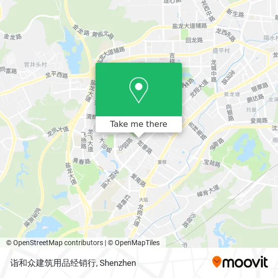 诣和众建筑用品经销行 map