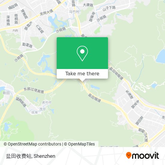 盐田收费站 map
