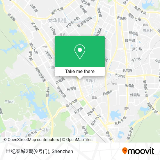 世纪春城2期(9号门) map