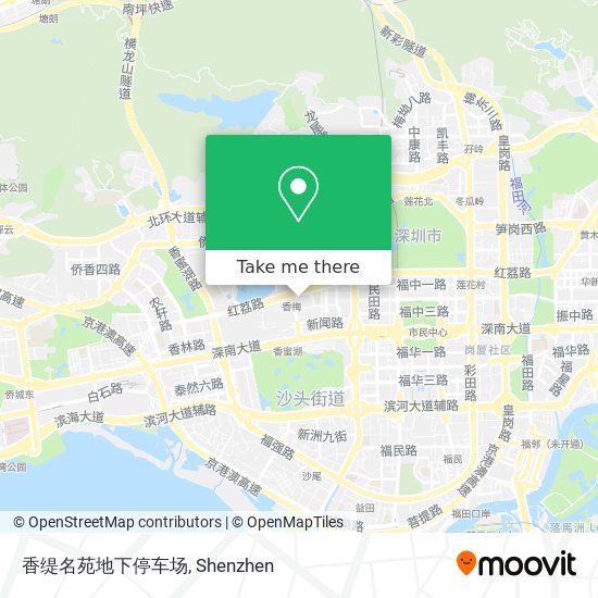 香缇名苑地下停车场 map