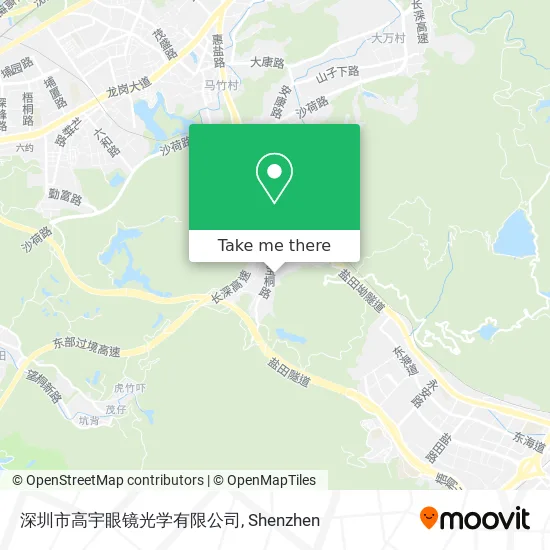 深圳市高宇眼镜光学有限公司 map