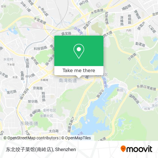 东北饺子菜馆(南岭店) map