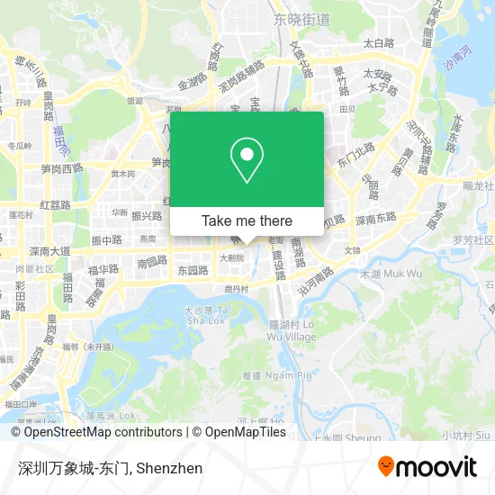 深圳万象城-东门 map
