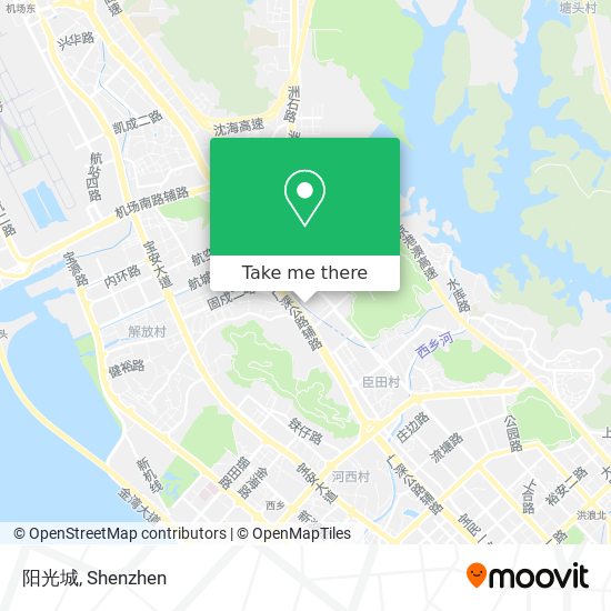 阳光城 map