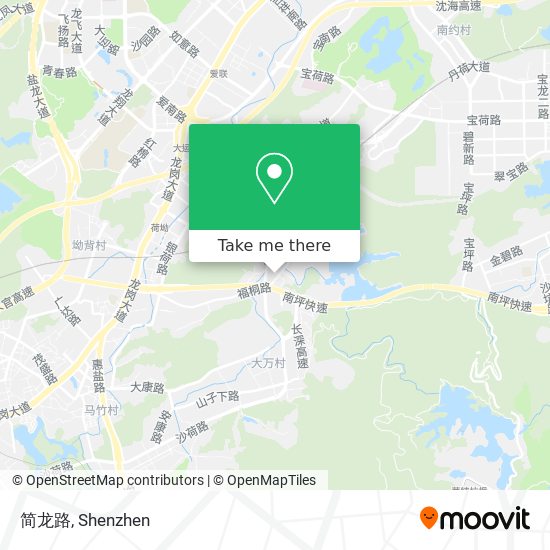 简龙路 map