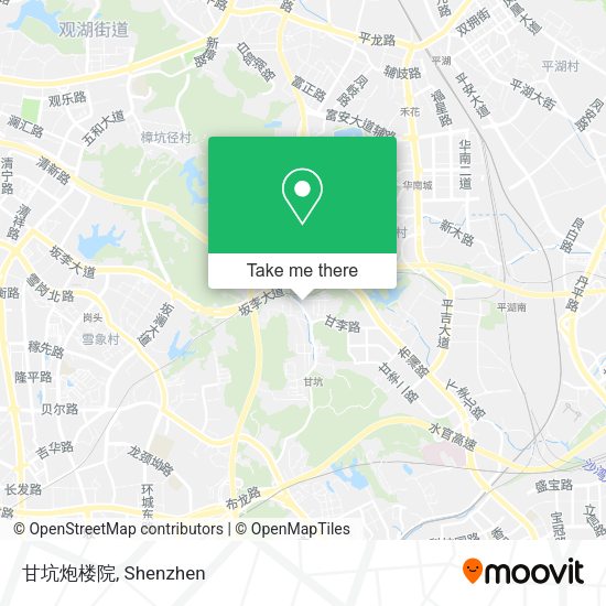 甘坑炮楼院 map
