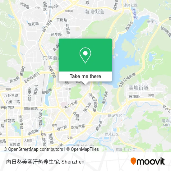 向日葵美容汗蒸养生馆 map