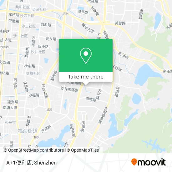 A+1便利店 map