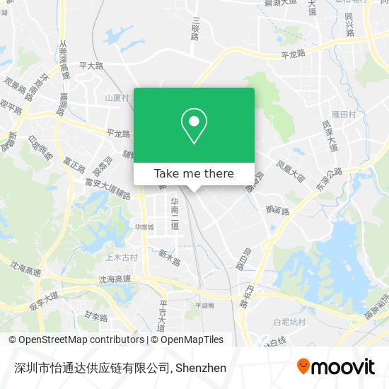 深圳市怡通达供应链有限公司 map