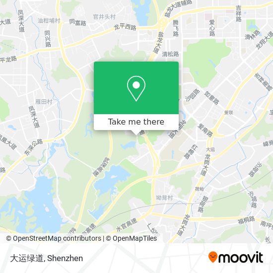 大运绿道 map