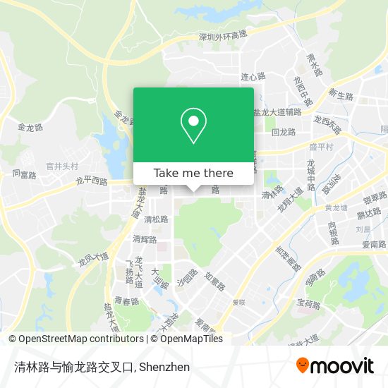 清林路与愉龙路交叉口 map