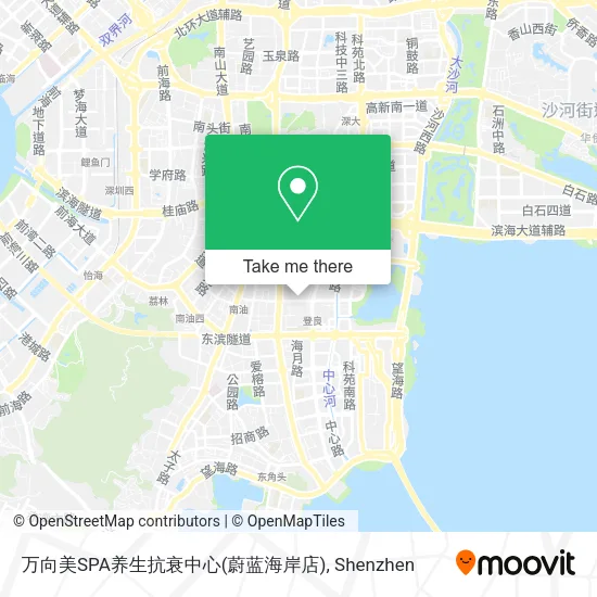 万向美SPA养生抗衰中心(蔚蓝海岸店) map