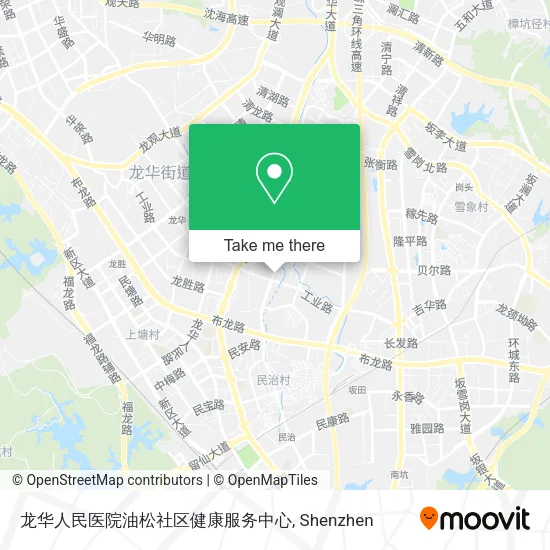 龙华人民医院油松社区健康服务中心 map