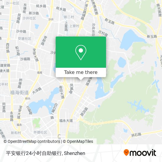 平安银行24小时自助银行 map