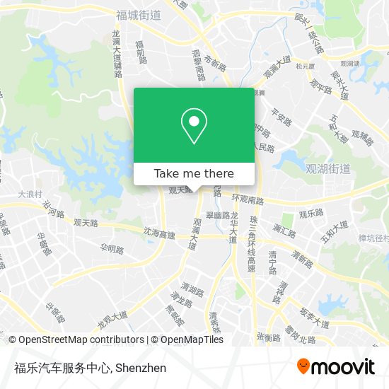 福乐汽车服务中心 map