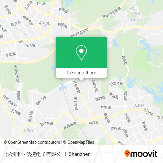 深圳市亚信捷电子有限公司 map