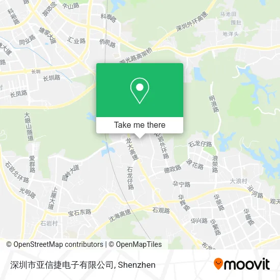 深圳市亚信捷电子有限公司 map