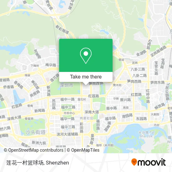 莲花一村篮球场 map