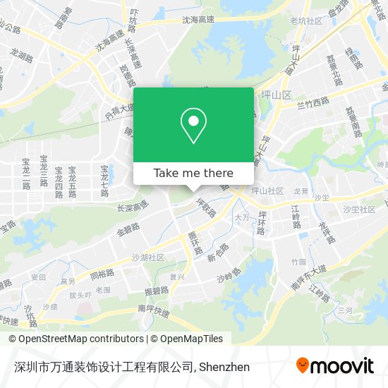 深圳市万通装饰设计工程有限公司 map