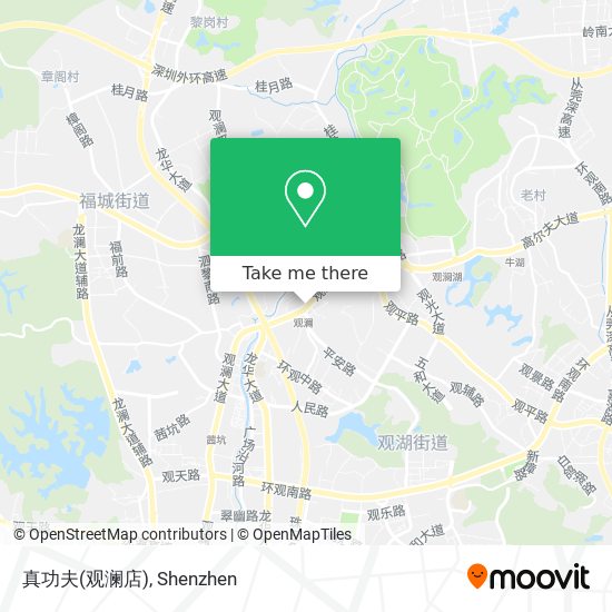 真功夫(观澜店) map