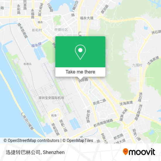 迅捷转巴林公司 map