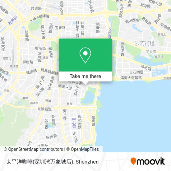 太平洋咖啡(深圳湾万象城店) map