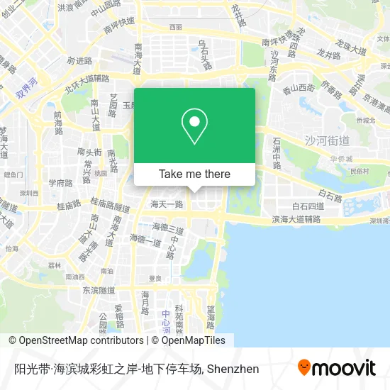 阳光带·海滨城彩虹之岸-地下停车场 map