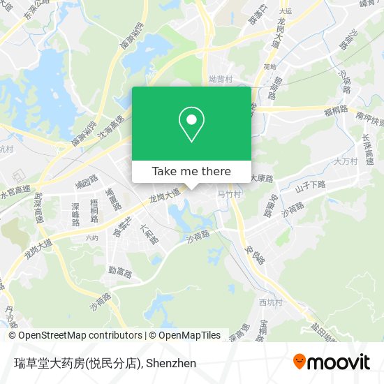 瑞草堂大药房(悦民分店) map