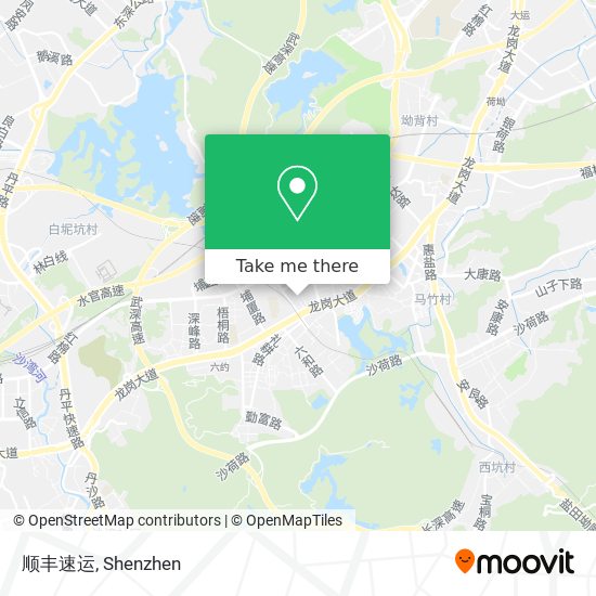 顺丰速运 map