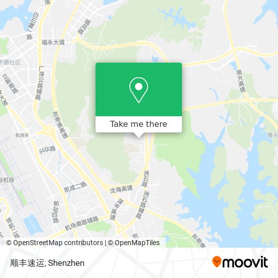 顺丰速运 map