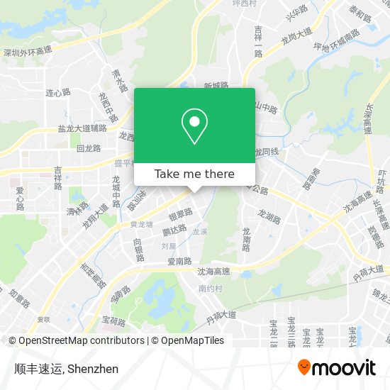 顺丰速运 map