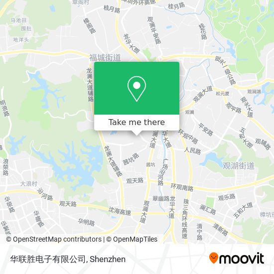 华联胜电子有限公司 map