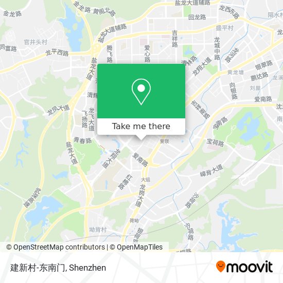 建新村-东南门 map