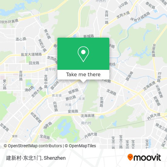 建新村-东北1门 map