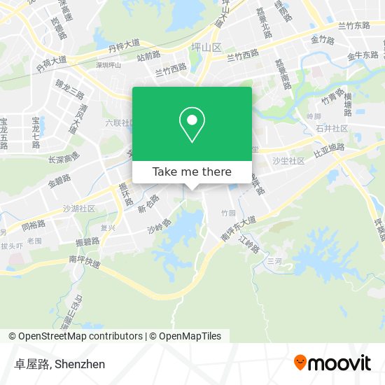 卓屋路 map