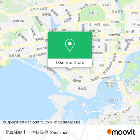 菜鸟驿站上一件特级果 map
