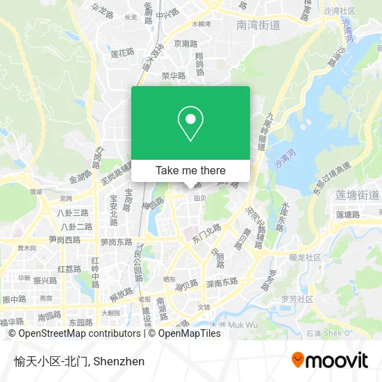 愉天小区-北门 map