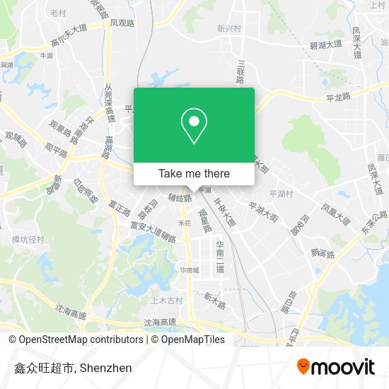 鑫众旺超市 map